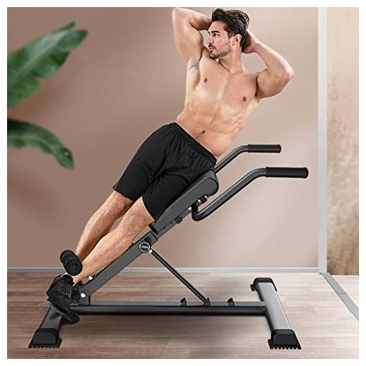 Adjustable Roman Chair Back Hyperextension Bench For Strengthening Abs