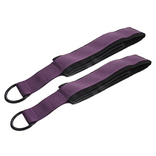 Totority 2Pcs Elastic Yoga Straps for Pilates Fitness High Elasticity Resistance Bands for Stretching Durable Exercise Ropes for Women Space Saving Indoor Workout Equipment