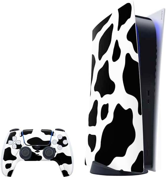 Skinit Decal Gaming Skin Compatible with PS5 Bundle - Pink Cow Print Design