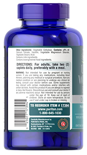 Puritans Pride Ultra Woman 50 Plus Multivitamin Caplets With Zinc, 120 Count, White #TOP3