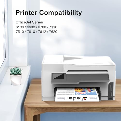 932XL 933XL Compatible Ink Cartridge Replacement for HP 932XL 933XL 932 933 Ink Cartridges use with Officejet 6100 6600 6700 7110 7510 7610 7612 7620 Printer,4 Pack 2 41griO2Uh5L