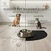 Miggo® Premium Napfunterlage [saugfähig & rutschfest] Katzen Zubehör | Napfunterlage Hund Katze Katzenmatte Futtermatte Katzen | Schuhmatte Hundenapf Unterlage für Futter, Wasser, Brunnen | Kunstleder
