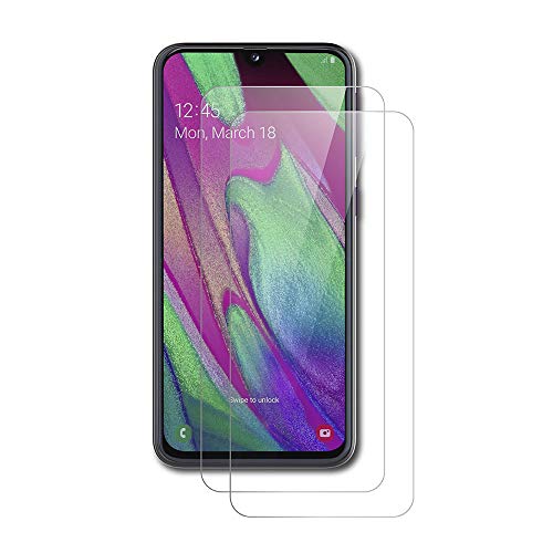 AICEK [2-Pack Protector de Pantalla Samsung Galaxy A40, Cristal Templado para Samsung A40 Vidrio Templado Galaxy A40 Cristal Screen Protector (5,9 Pulgadas)