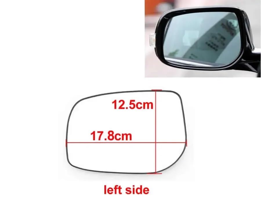Rétroviseur latéral Camry 2008 miroir cassé solution vision