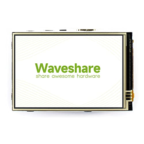 Waveshare 3.5 inch Resistive Touch Screen LCD Controlled High Resolution HDMI Interface Display Panel for Raspberry Pi 2B 3B 3B+ Zero Zero W Support Raspbian Ubuntu System