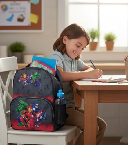 Image of Stylbase 15 Inch 3D Cartoon School Bag for Boys & Girls | Waterproof Lightweight Polyester Kids Backpack with Bottle Pocket | Ideal School Bags for Kids Nursery, LKGClass (3-5 Years)