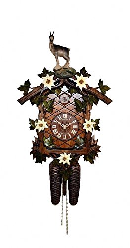 Cuckoo Clock Hunting Clock, standing Deer HO 837/4nu