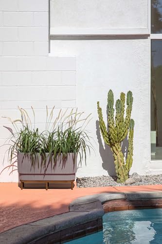 Image of Veradek Demi Series Raised Long Planter - Wide Planter with Stand