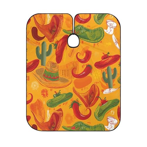 Capa para peluquería con cierre ajustable 66.9 x 56.7 pulgadas miniatura 6