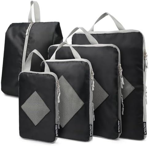 Amazon.com: Compression Packing Cubes for Travel, 6 Set Packing Cubes