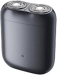 Rasoir Électrique Xiaomi S200, 2 Lames Rotatives, Moteur 8000 RPM, Démarrage Automatique au Contact de la Peau, Étanche IPX7, Charge Rapide Type-C, Autonomie de 60 min (Gris Roche Lunaire)