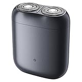 xiaomi電動シェーバーS200 グレー コンパクト スマートセンサー デュアルトラック曲面フォイル 取り外せるマグネットヘッド IPX7完全防水