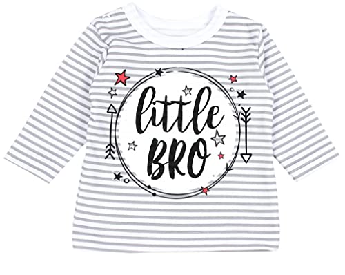 TupTam Unisex Baby Langarmshirt mit Spruch Aufdruck 3er Set, Farbe: Junge 2, Größe: 62