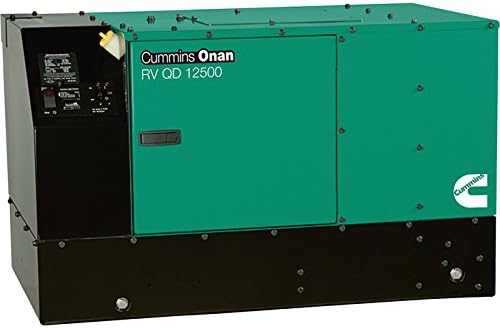Cummins Onan Quiet Series Diesel RV Generator - 12.5 kW, Model Number 12.5HDKCB-11506
