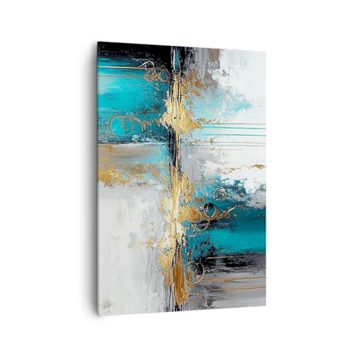 Grand tableaux decoratifs muraux au style art déco avec cadre