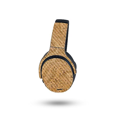 Image of MightySkins Carbon Fiber Skin Compatible with Skullcandy Crusher ANC 2 - Cork | Protective, Durable Textured Carbon Fiber Finish | Easy to Apply, Remove, and Change Styles