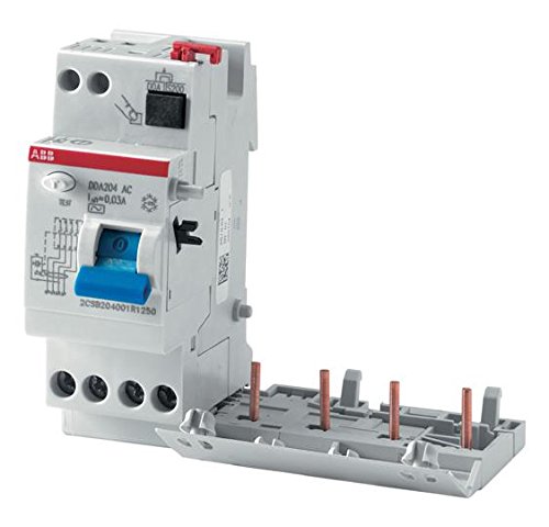 Abb dda204 ac 25a 100ma blocco differenziale 4p