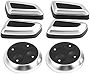 Suuonee Seat Adjustment Switch Cover, 6Pcs Car Seat Adjustment Knob Button Switch Cover Trim Fit for A3 A4 A5 A6 Q3 Q5