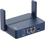 Cudy TR3000 Pocket-Sized Wi-Fi 6 Wireless 2.5Gb Travel Router | WiFi Router | OpenVPN, Wireguard, Connect to Public & Hotel Wi-Fi login Page, RV
