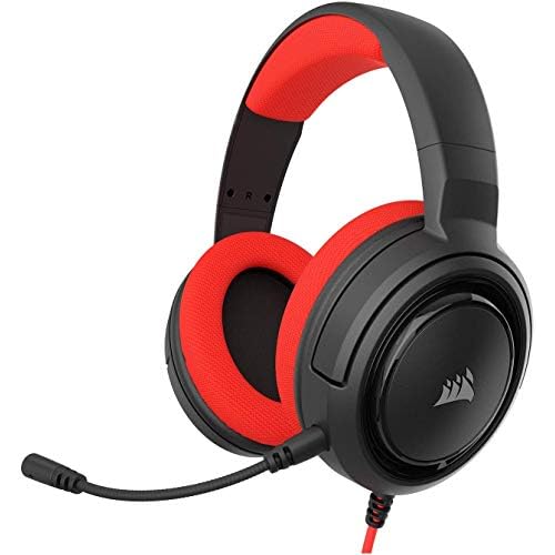 Corsair Gaming Headset HS35 Stereo Stereo Gaming Headset -Red- PC PS4 Switch SP867 CA-9011198-AP