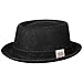 Stetson Classic Pork Pie Denim Hat Women/Men Black 7-7 1/8