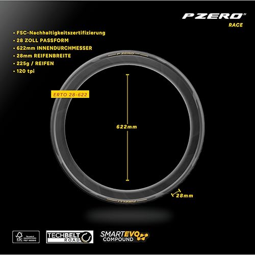 PIRELLI Opona rowerowa PIRELLI P ZERO RACE 700X28 CLASSIC