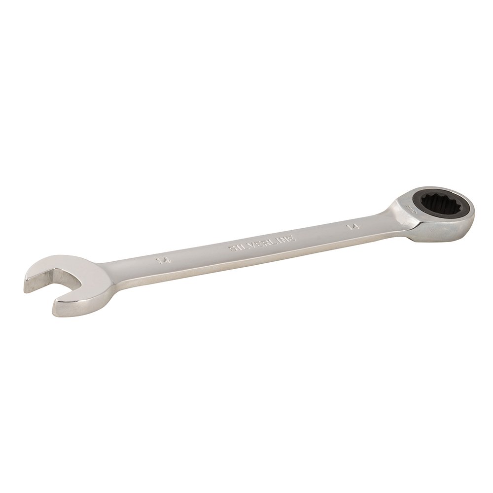 Silverline 457015 Fixed Head Ratchet Spanner 14 mm, K.a