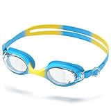 Seaflar Occhialini da nuoto bambini HD anti-appannamento: Protezione UV | Fascia elastica monopezzo | Guarnizione in silicone | Unisex (3-14 anni)