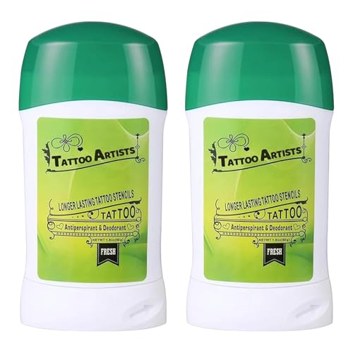 Tattoo Transfer Gel Stencil Gel - TONBAO Gel de Transferencia para Tatuajes Pack Dual (51g×2) Fórmula de Aplicación Giratoria con Base Vegetal, Transferencia Rápida y Nítida
