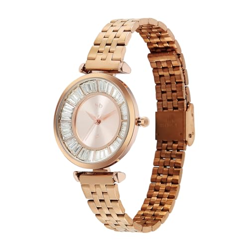 Fastrack Store Fastrack Vyb Ember Rose Gold Watch for Women - Image 4