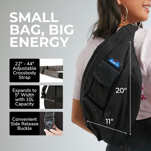 Image of KAVU Original Rope Bag, Cotton Canvas Crossbody for Travel