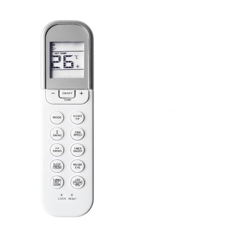 Mando a Distancia de CA Repuesto RG66A1/BGEF, Adecuado for Bombas Calor Aire Acondicionado Pioneer, Senville, Kaden Mini-Split RG6, 1 ud(RG36F-BGEF)