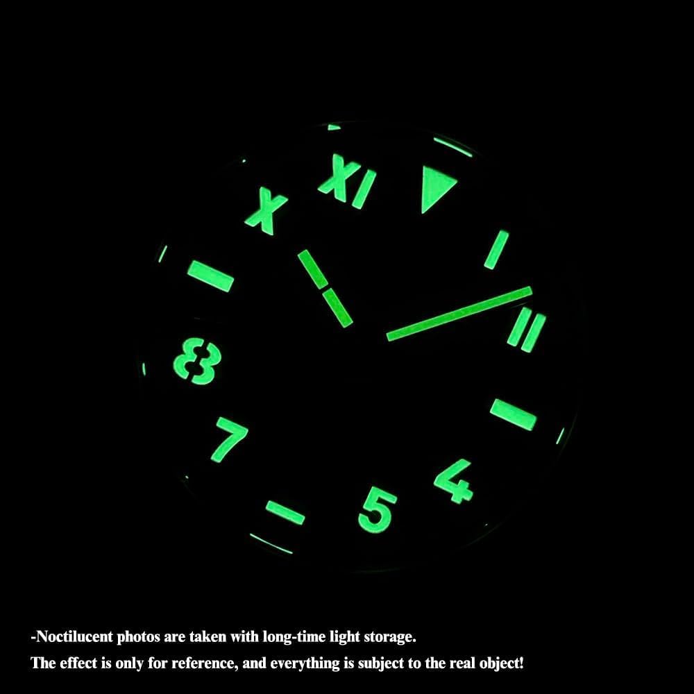 STEELFLIER NH35 Orologio da polso quadrato lucido da uomo con cristallo zaffiro quadrante California corona vite