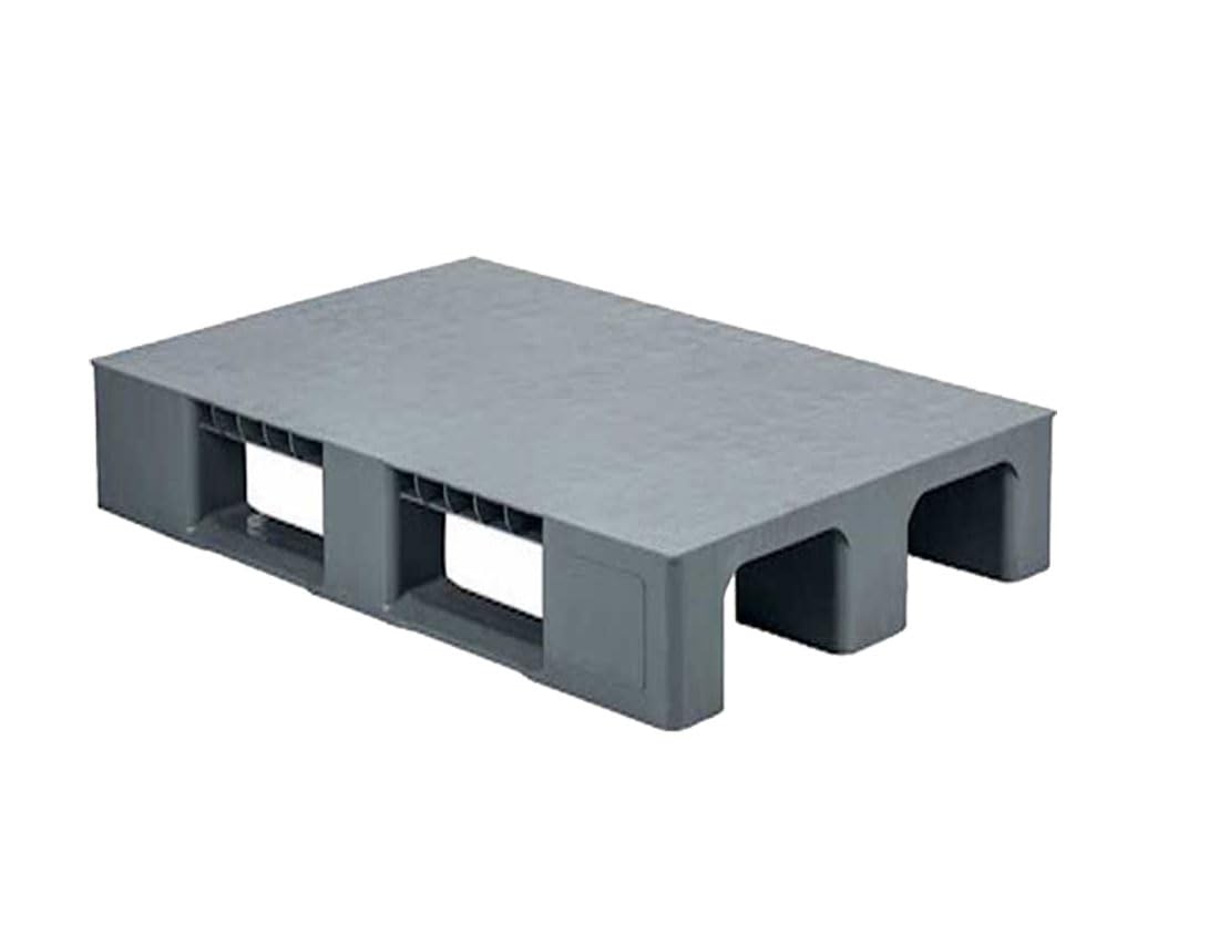 Palet de plástico 80x60x14,5cm, almacenamiento,Pallets, almacén, almacenamiento a prueba de humedad