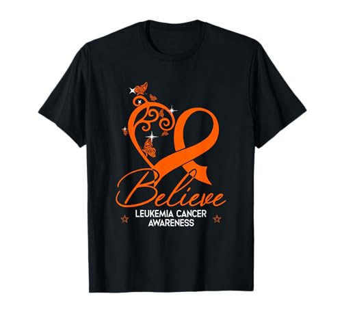Regalo de conciencia de leucemia Believe Hope Camiseta