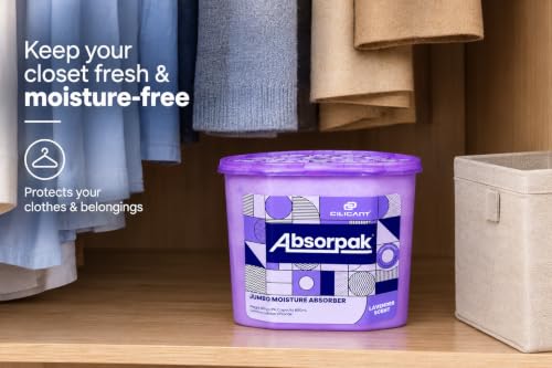 Image of Absorpak Jumbo Moisture Absorber By Cilicant, Lavender pack of 3
