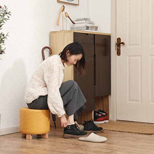 Tabouret de coiffeuse stable en bois massif contre le mal de dos