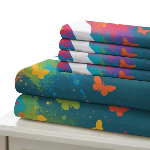 Loups d'hiver parure de lit 3D housse de couette microfibre double - 7