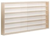 gefertigt in Deutschland Pihami Sammler - Vitrine Spur H0 & N Märklin Regal 150 cm Birke natur