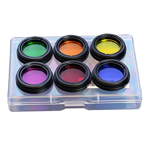 0.965 inch Moon Nebula Filter Lens Astronomical Telescope Moon Filter with Threaded Eyepiece Port