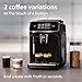 Philips 2200 Series Bean to Cup Coffee Machine - 2 Coffee Varieties, Classic Milk Frother & Cappuccino Maker, Quick-to-Clean, Ceramic Grinder, Fully Automatic Espresso machine - Black (EP2220/10)