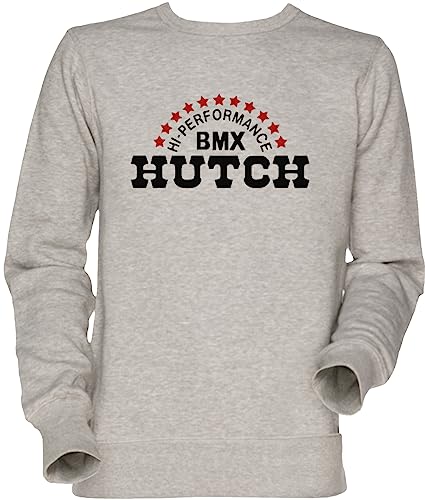 Hutch Vintage BMX Sweat Homme Femme Gris pour Éviter le Froid avec Style
