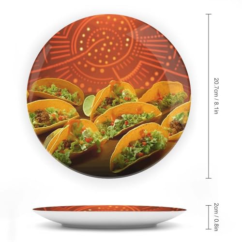 Assiette décorative en céramique avec support pour rompre la monotonie - 3