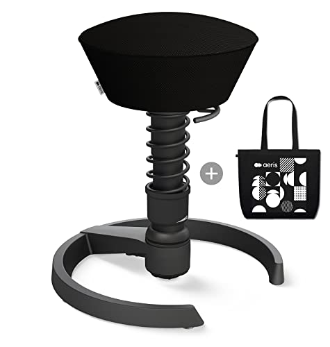 aeris Swopper Air con borsa in cotone, sgabello ergonomico da