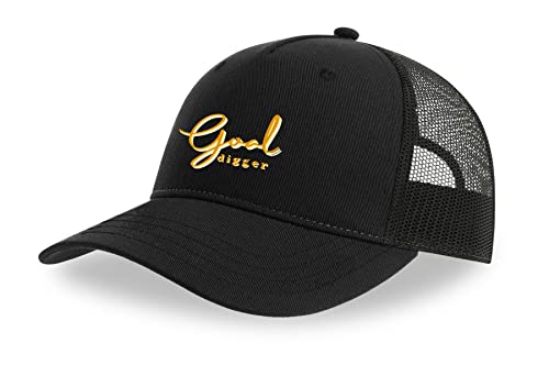 Casquette de camionneur filet respirant visière incurvée coton ajustable homme femme