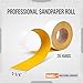 Fandeli | Long Lasting Sandpaper Roll | 80 Grit | 2-3/4'' x 20 yds | Ideal for Sanding Wood | Self-Adhesive Continuous Sheet