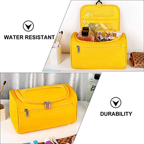 FRCOLOR Bolsa de Higiene Pessoal de Viagem Suspensa à Prova Dágua Bolsa de Cosméticos Portátil Organ