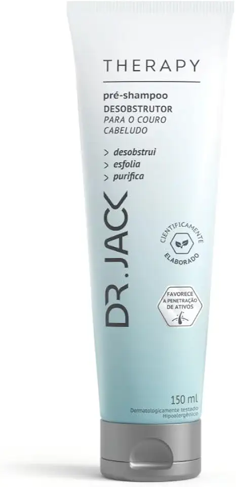 Pré- Shampoo Desobstrutor Esfoliante Therapy - Para o couro cabeludo DR JACK