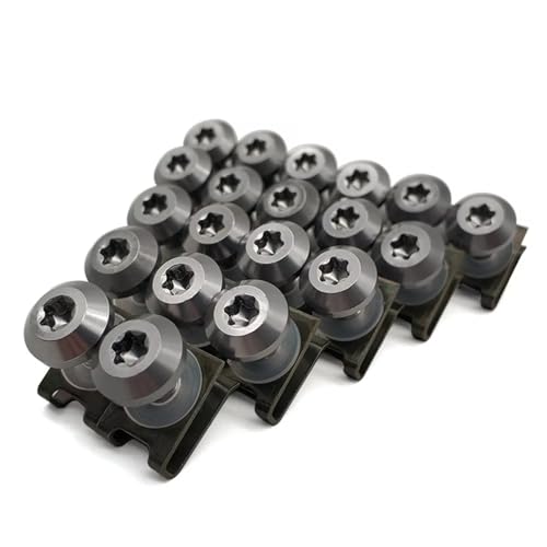�t�F�A�����O�X�N�����[�L�b�g Compatible With Yamaha For Aerox155 Mt03 Yz125 Fz8 Xsr700 �I�[�g�o�C�p�J�X�^���t�F�A�����O�{�f�B�p�{���g�l�W�{���g�i�b�g�L�b�g M6(Gray)