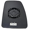BIAREN Wing Mirror Upper Glass Left Heated For Renault Master Mk3 Vauxhall Opel Movano Nissan NV400 4419416 93197494 963662420R, Wing Mirror Glass + Back Plate #4
